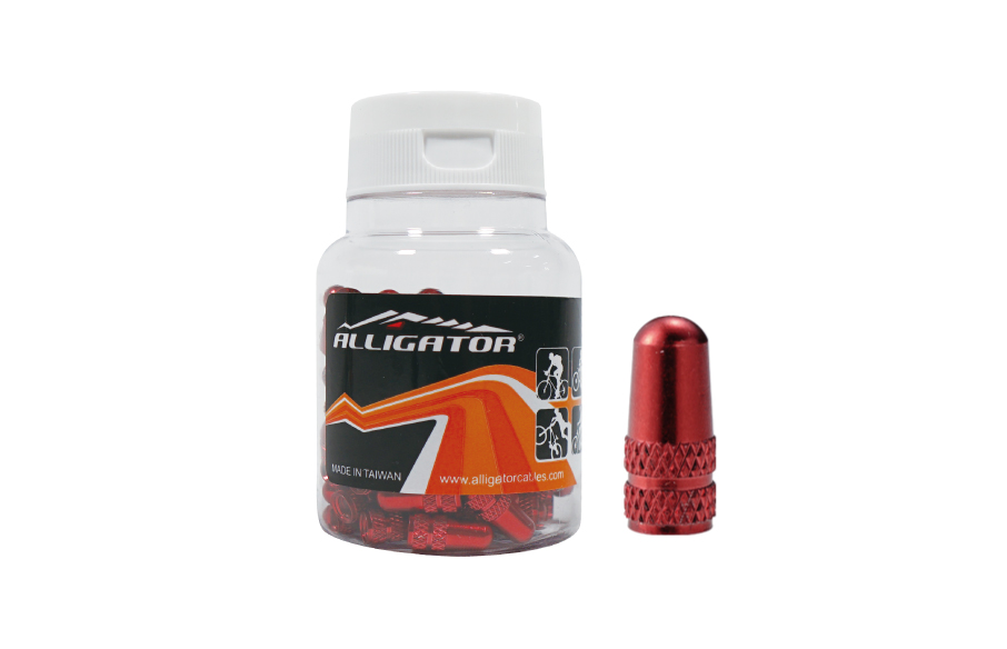 アルミ仏式バルブキャップ_RED