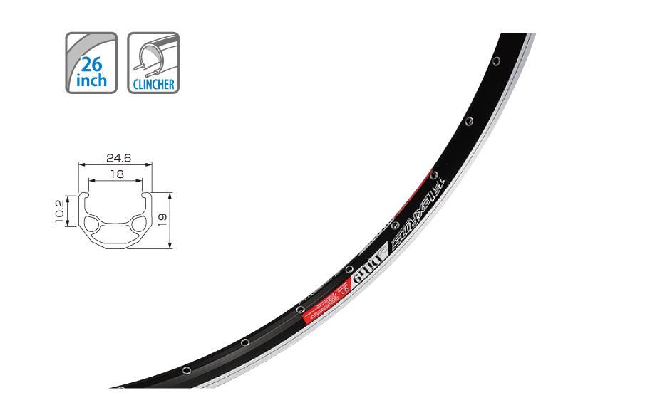 ノバテック　Alexrims DH19 完組ホイールセット　26インチ ノバテック Alexrims DH19 完組ホイールセット 26インチ - メルカリ