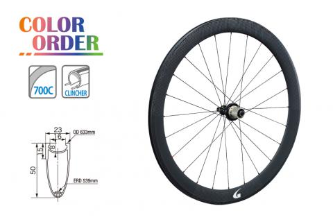 カーボンクリンチャーホイール（GW-WH50WO　リア）