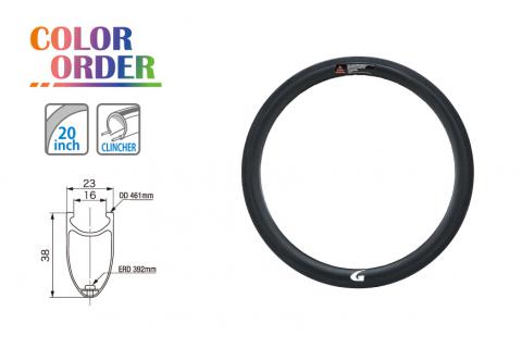 カーボンクリンチャーリム（GW-RM38WO-451）