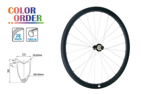 カーボンチューブラーホイール（GW-WH38TU　リア）