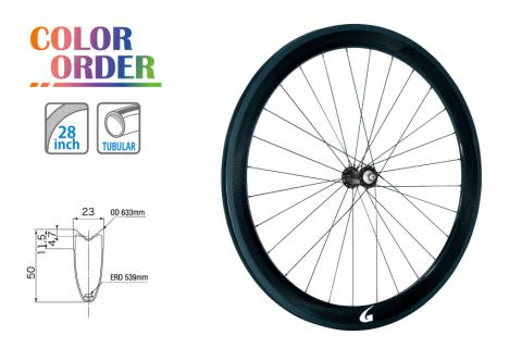 カーボンチューブラーホイール（GW-WH50TU　フロント）