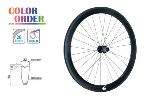 カーボンチューブラーホイール（GW-WH50TU　リア）