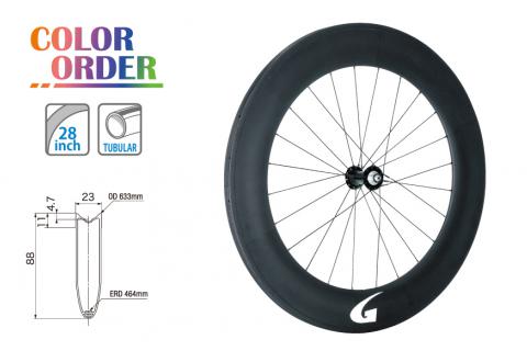 カーボンチューブラーホイール（GW-WH88TU　フロント）