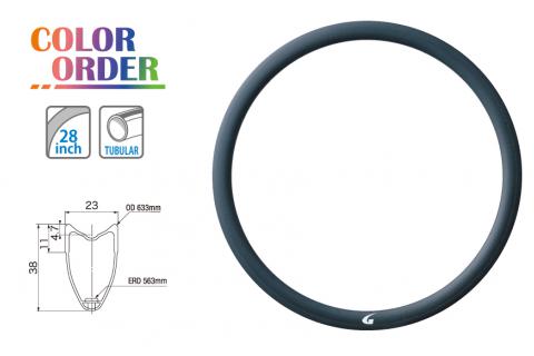 カーボンチューブラーリム（GW-RM38TU）